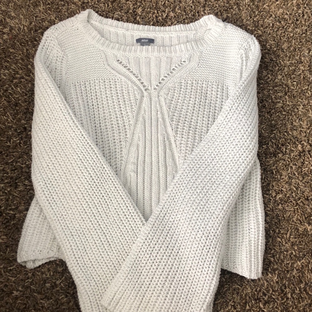 SILVER SWEATER